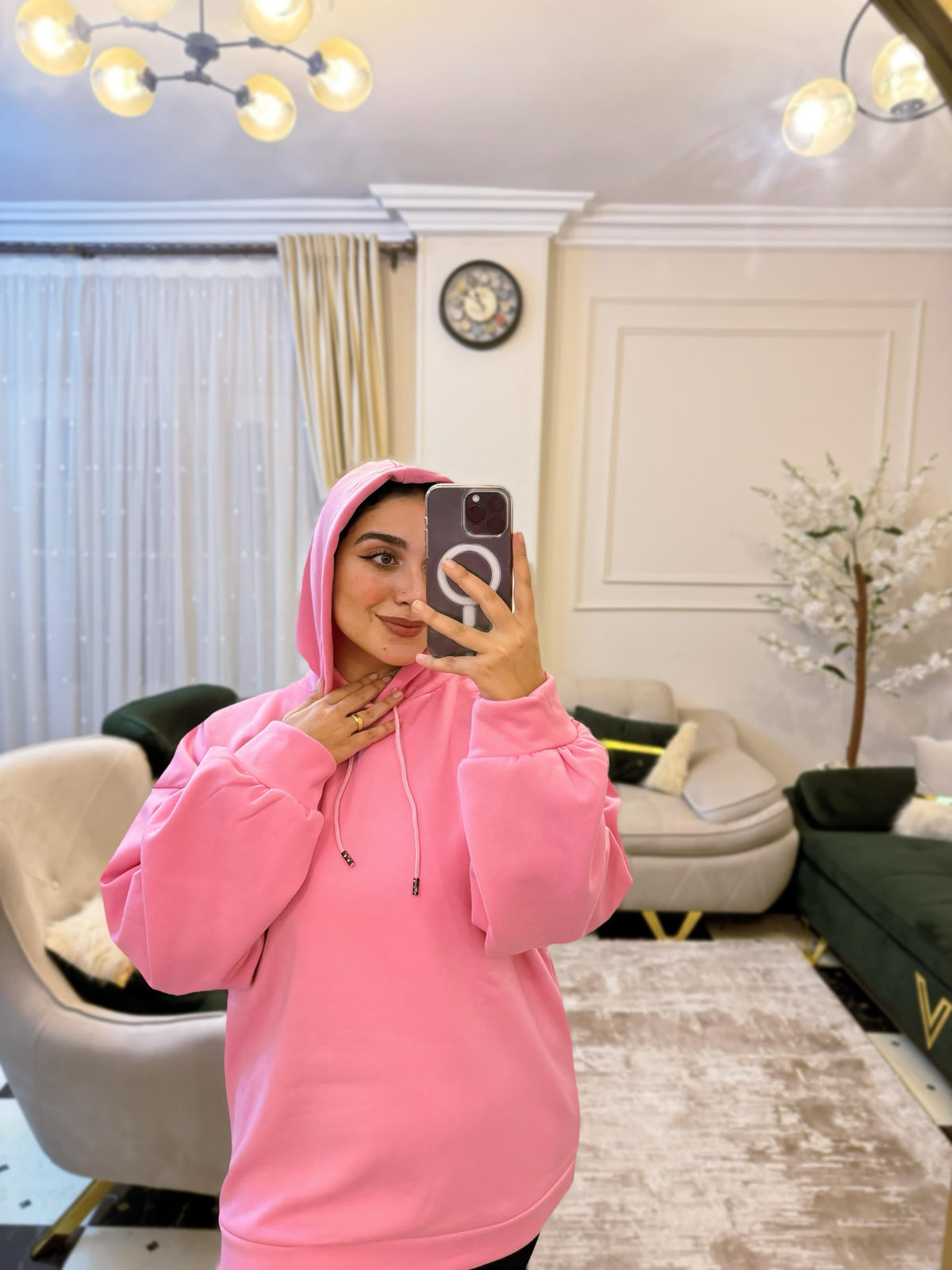 هودى روز فرى سايز